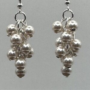 Charter Club Cluster Faux Pearl Dangle Earrings